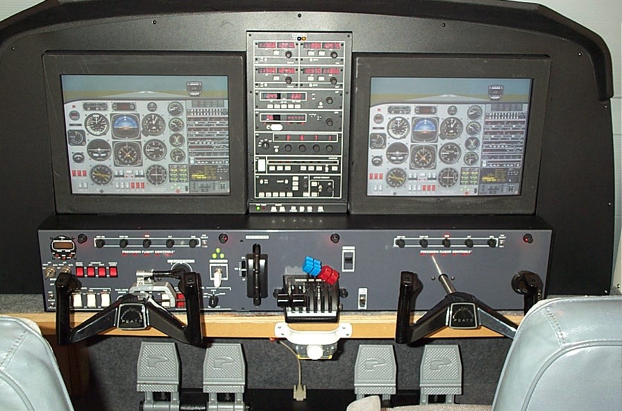 Langley Flying School's Multi-crew Flight Simulator.